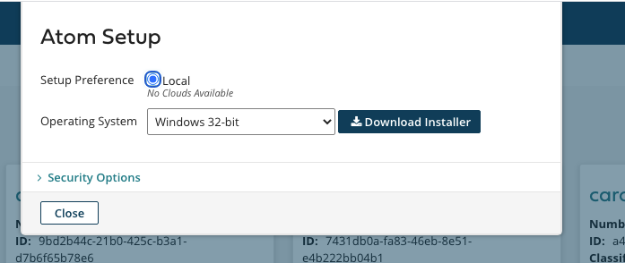atom-setup atom-setup